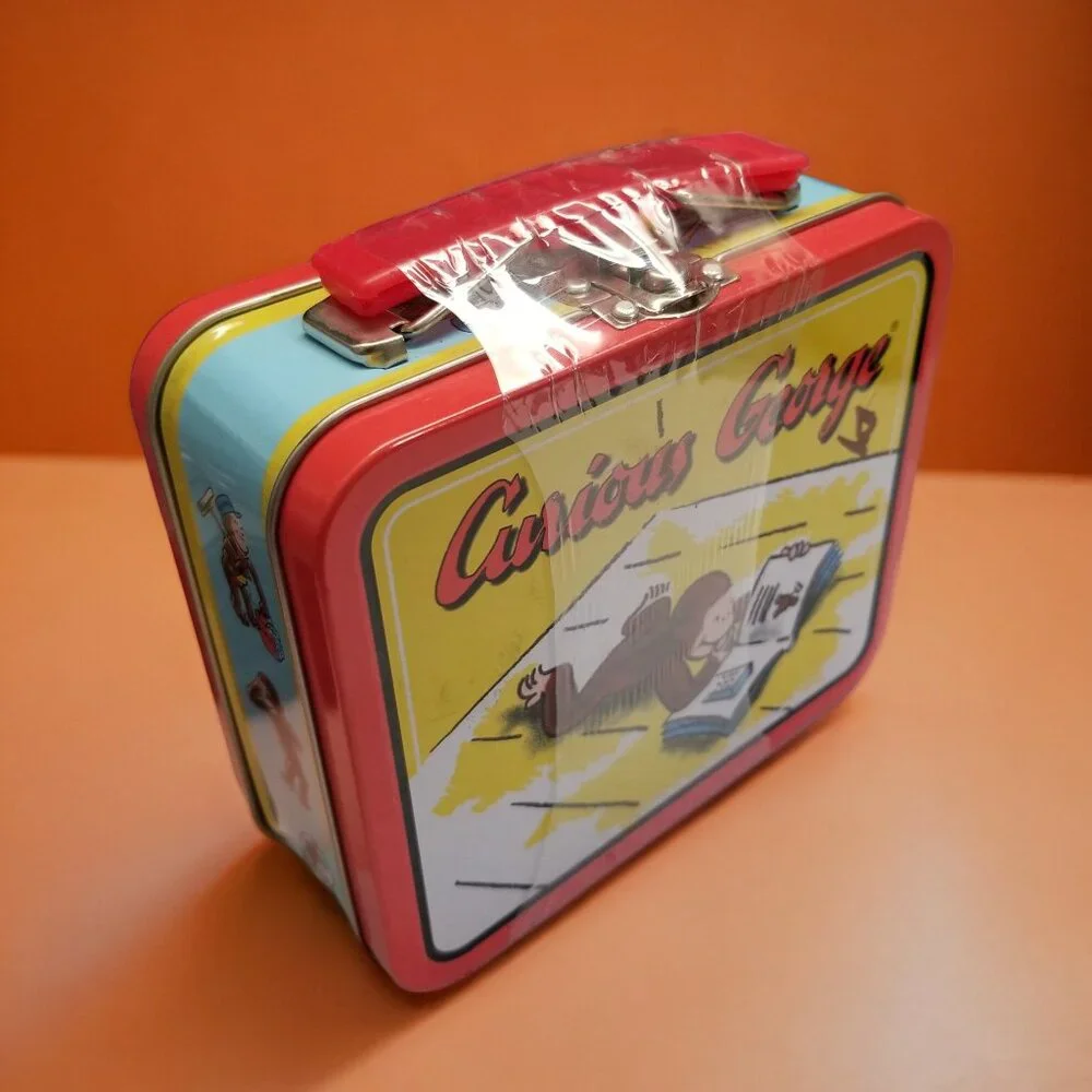 Sealed Curious George MIni Lunch Box 1998 Ltd Ed Collector's Mini Tin W/Candies